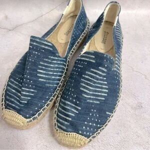 Soludos espadrille denim flats